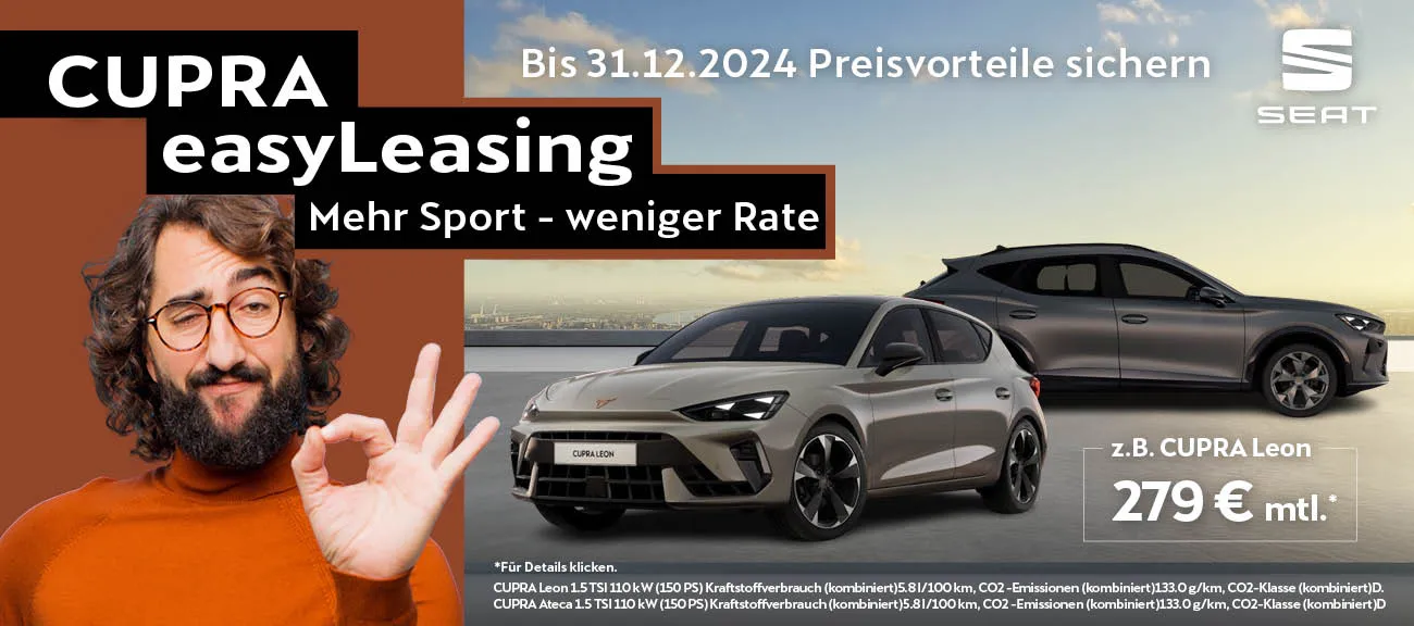 Cupra easyLeasing Angebote