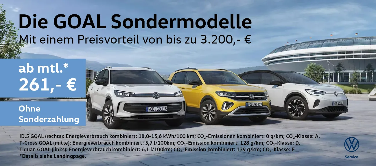 VW Goal Sondermodelle